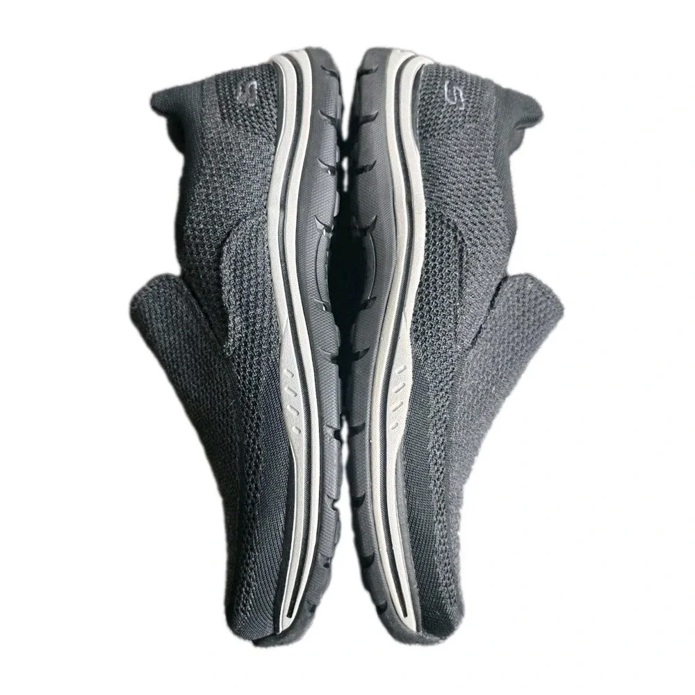 Skechers Men's Relaxed Fit Expected Gomel Slip-On Sneakers Black Sz 11 NEW